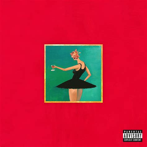 dark twisted fantasy album covers.